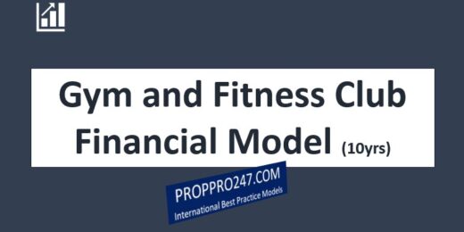 Gym and Fitness Club Financial Forecasting Model Excel Template