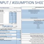 Financial Model Input Assumption Example Gym and Fitness Club 10 yr Financial Model | eFinancialModels