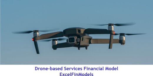 Drone-based (Unmanned aerial vehicle) Services Financial Model
