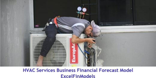 HVAC Services Business Monthly 5-Year 3-Statement Financial Forecast Model