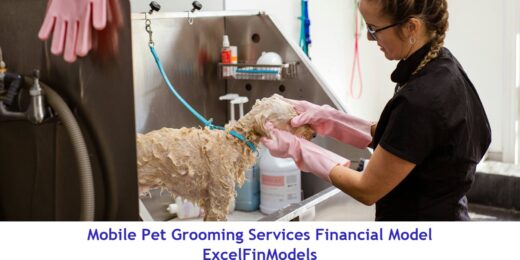 Mobile Pet Grooming Services Monthly 5-Year 3-Statement Financial Forecast Model