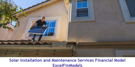 Solar Installation and Maintenance Services Monthly 5-Year Financial Forecast Model