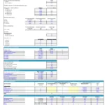 Assumptions template for self-service car wash financial model with revenue and cost projections.