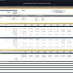 Detailed financial model showing partnership-level returns and cash flow distributions.