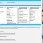 Screenshot of a 3-statement financial model template displaying income statement, balance sheet, and cash flow statement sections.