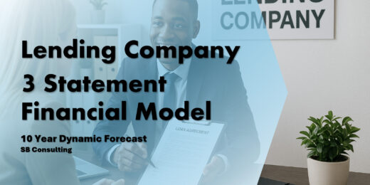 Lending Company 3 Statement Financial Model Template