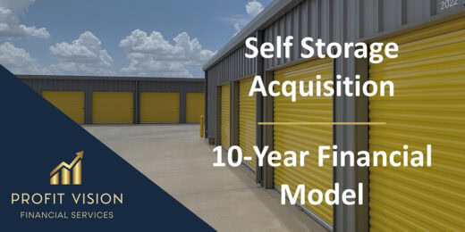 Financial model overview for self-storage acquisition analysis