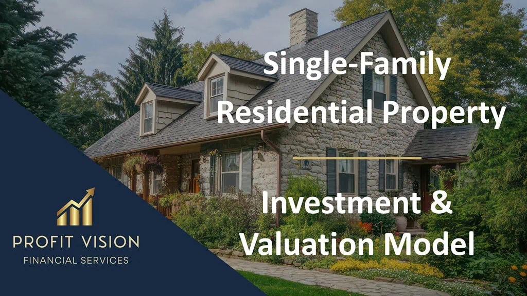 Single Family Residential Property Investment Model (Buy, Hold, Sell)