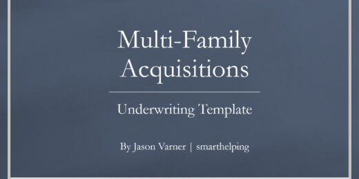 10-Year Dynamic Multi-Family / Apartment Acquisition Real Estate Model