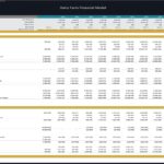 Detailed balance sheet and cash flow statement for dairy farm financial modeling.