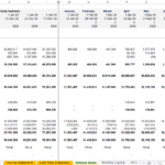 Detailed balance sheet for drone manufacturing startup financial planning.