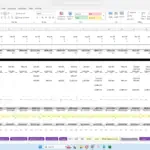 10-year pro forma financial model showing cash flow and OPEX details