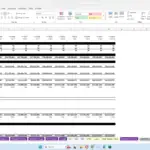A detailed 10-year financial projection report showing deal metrics, revenue, gross profit, and cash flow projections.