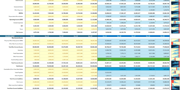 Quick 5-year Financial Statements Forecaster Quick 5-year Financial Statements Forecaster