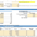 Financial input form for solar energy project costs and capital expenditures.
