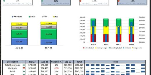 Dynamic Sales / Revenue Dashboard