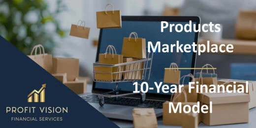 Online Products Marketplace – 10 Year Financial Model