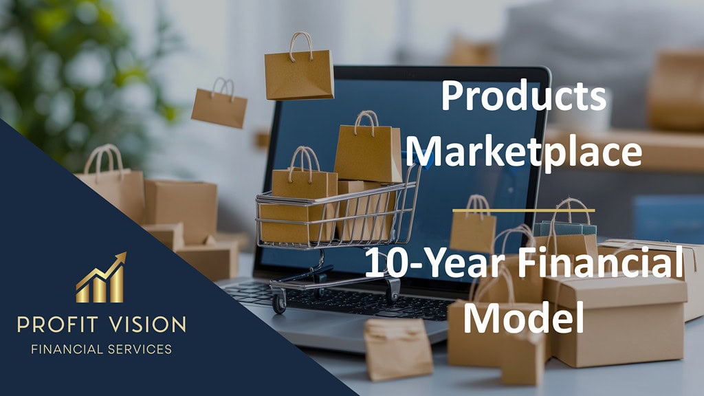 Online Products Marketplace – 10 Year Financial Model