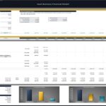Financial model illustrating investor cash flows and distribution over ten years for a SaaS business.