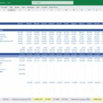 Cash flow statement with monthly financial data for solar farm operations.