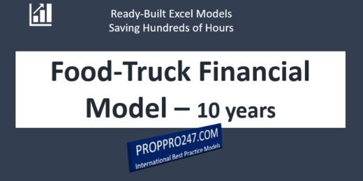 Food Truck or Stall Financial Forecasting Model – 10 years