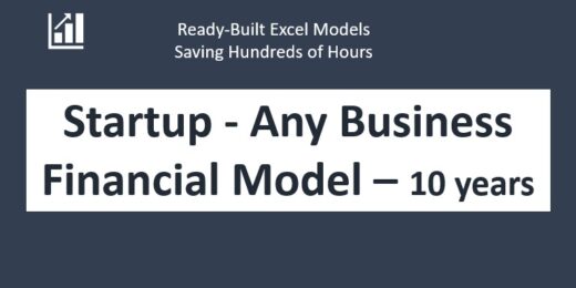 Startup Any Business Financial Model & Plan – 10 years