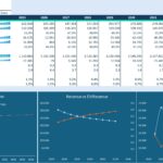 Excel executive summary overview tab highlighting key financial outputs, IRR, and scenario impacts