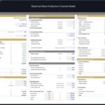 Theatrical Production Financial Model_Assumptions | eFinancialModels