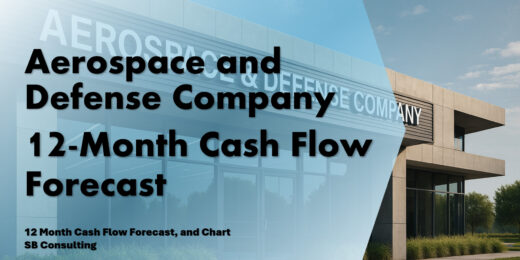 Aerospace and Defense Company 12-Month Cash Flow Model