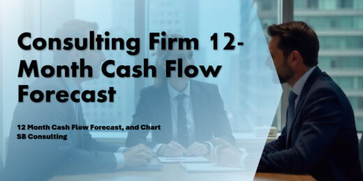 Consulting Firm 12-Month Cash Flow Model
