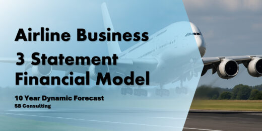 Airline Business 3 Statement Financial Model