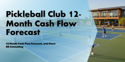 Pickleball Club 12-Month Cash Flow Forecast Model