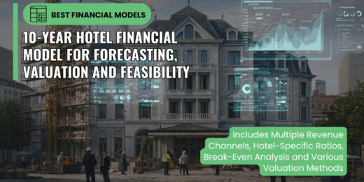 Hotel Financial Model Excel for 10-Year Forecasting, Valuation and Feasibility
