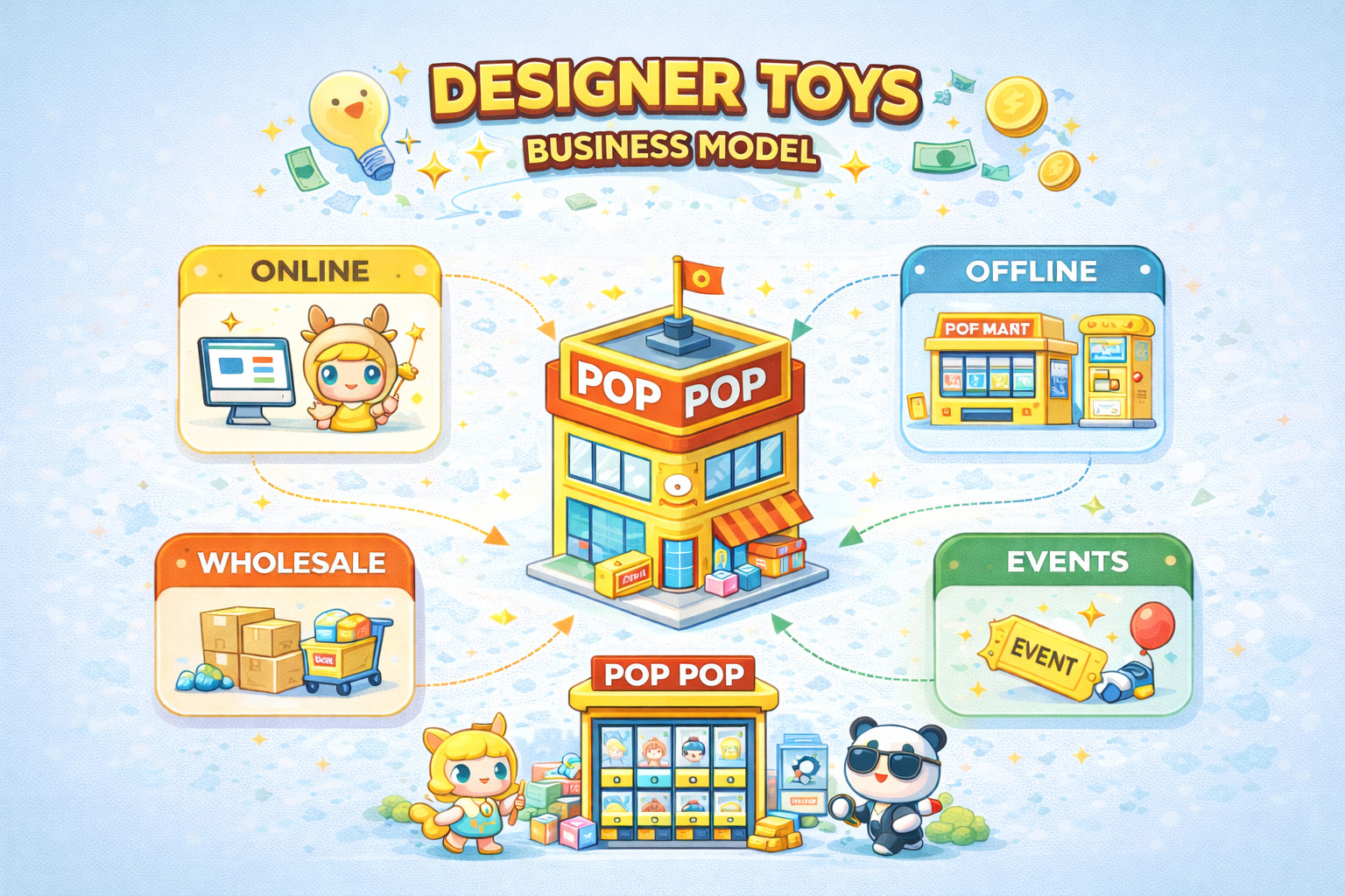 Designer Toy Business Forecast Model | eFinancialModels