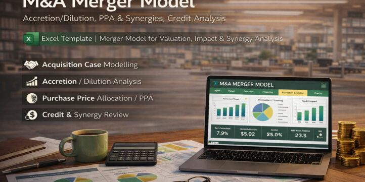 M&A Merger and Acquisition Model Suite – Accretion/Dilution, PPA, Synergies, Credit Analysis & Dashboard M&A Merger and Acquisition Model Suite – Accretion/Dilution, PPA, Synergies, Credit Analysis & Dashboard
