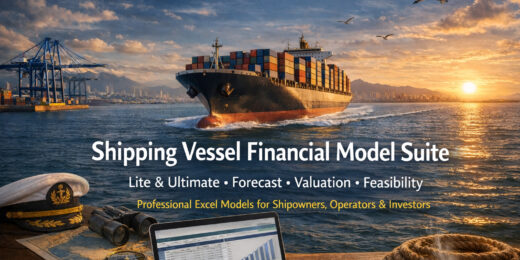 Shipping Vessel Financial Model Suite – 10 Year Forecast, Valuation & Feasibility