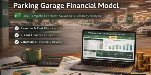 Parking Garage Financial Model Suite – 10 Year Forecast, Valuation & Feasibility