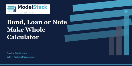 Bond, Loan or Note Make Whole Calculator