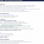 Instructions sheet covering methodology, colour coding conventions, sheet structure overview, LibreOffice compatibility, and modelling notes for the Oil & Gas E&P NAV valuation template.