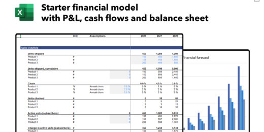 Financial Model Starter Pack – Easy to Use Model for Startups and Any Business