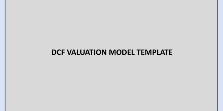 Discounted Cash Flow (DCF) Valuation Model Discounted Cash Flow (DCF) Valuation Model