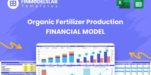 Organic Fertilizer Production Financial Model - overview head image introducing model purpose, summarizing structure and key outputs to help founders plan costs, revenue streams, funding and runway.