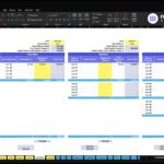 Capitalization table for ABC Company Inc. in Excel, showing Founders, Series A and Series B with placeholder investor rows and dates Jan-26 to Jan-28.