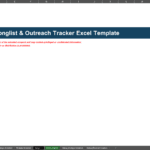 1 | eFinancialModels Finance Model Hub cover page with logo and a navy banner reading 'M&A Target Longlist & Outreach Tracker Excel Template' and a red confidentiality notice.