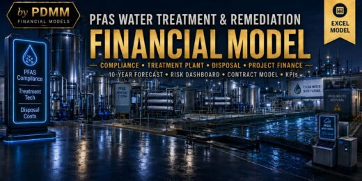 PFAS Water Treatment & Remediation Financial Model – Compliance, Treatment Plant, Disposal & Project Finance