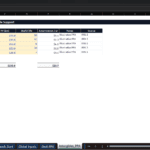 Screenshot 1181 | eFinancialModels Spreadsheet titled 'Identifiable Intangibles & Useful Life Support' listing assets (customer relationships, brand/trade name, technology platform, licenses/permits, core deposits) with FV, useful life, annual amortization, notes, and IFRS 3 as source; includes totals.