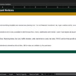 Screenshot 1437 | eFinancialModels Spreadsheet sheet showing 'Disclaimer and Important Notices' with explanatory paragraphs about model use and notes about data.