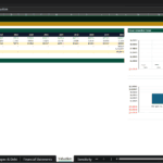 Screenshot 1448 | eFinancialModels Spreadsheet showing a DCF valuation with cash flow table and two charts labeled 'PV of FCF and Terminal Value' and 'Valuation Components'.