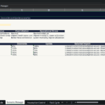 Screenshot 1614 | eFinancialModels Excel-style Scenario Manager: Base Case with Upside/Downside scenarios and a data table of prices, costs, and notes.
