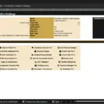 Screenshot 1807 | eFinancialModels Spreadsheet titled 'LBO Model — Pro Edition | AcquiCo Holdings' with a summary table of company details and a grid of Premium Navigation Cards.